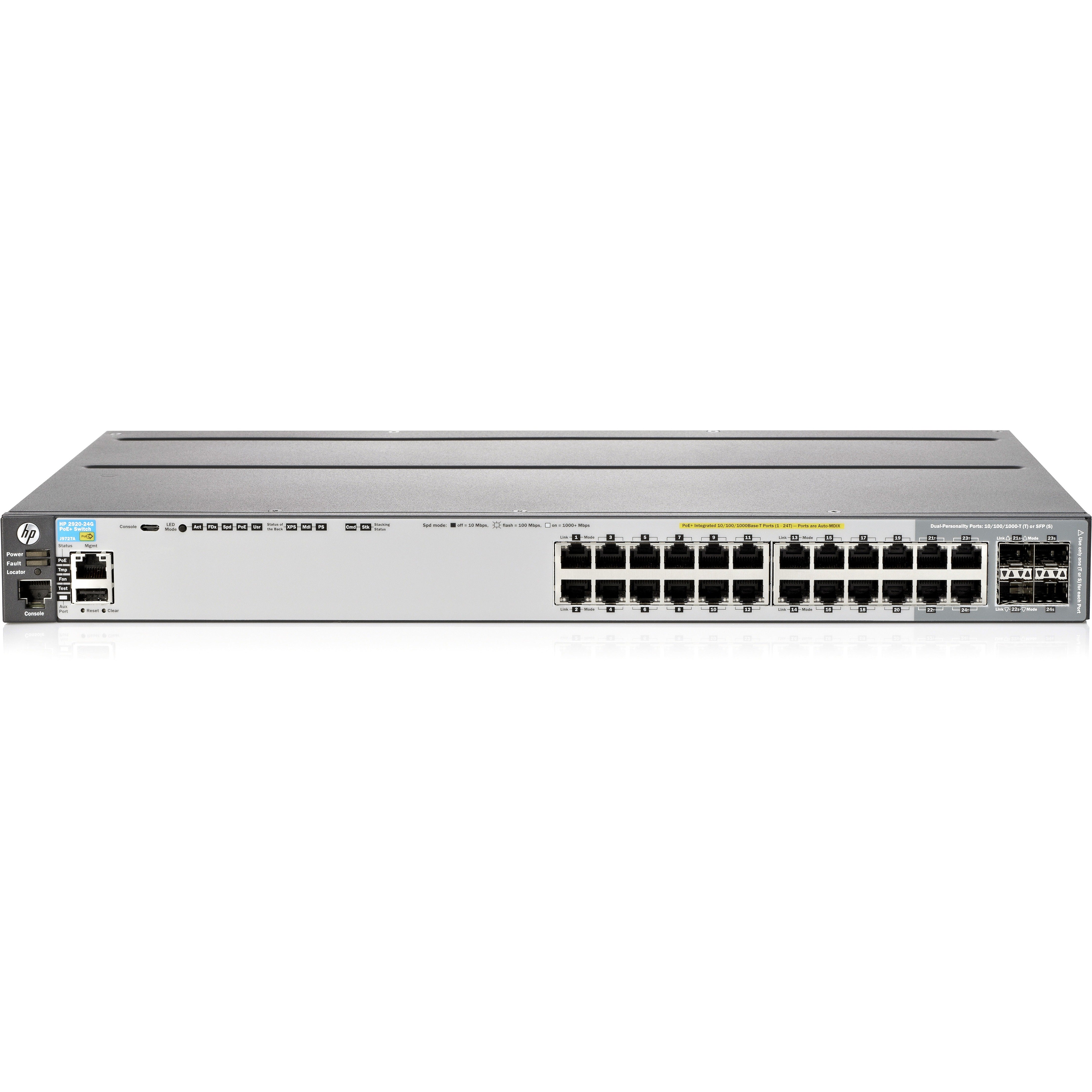 مفتاح HPE E 2920-24G-POE+ (J9727A#ABA)