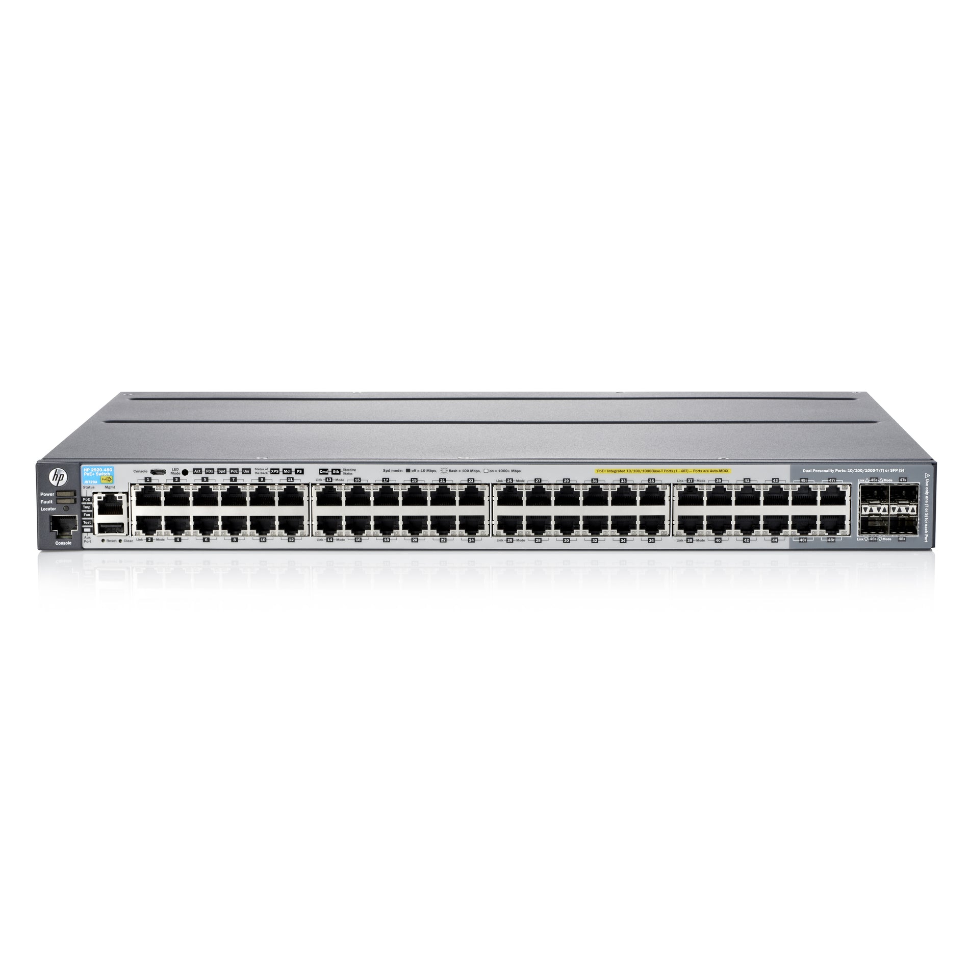 HPE E 2920-48G-POE+ สวิตช์ (J9729A)