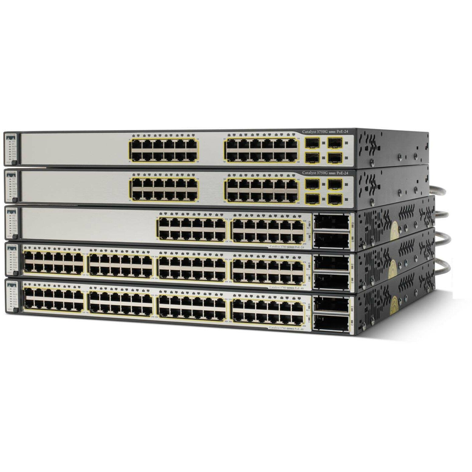 ซีสโก้-IMSourcing 3750 24พอร์ต 1000T 4SFP มาตรฐาน รายการที่ยกเลิก สเปเชียล ซอร์ซิ่ง ดูหมายเหตุ