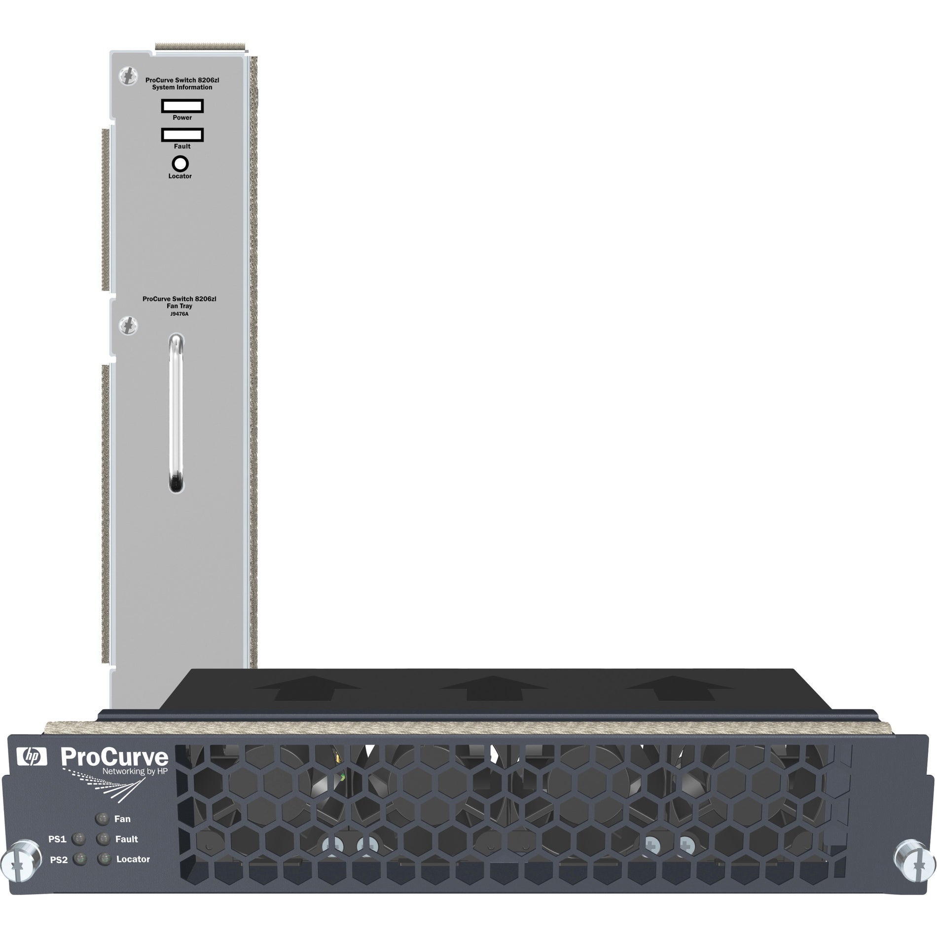 HPE X711 Front(betjenings)-Bak(strøm) HV Viftebrett (JG552A)