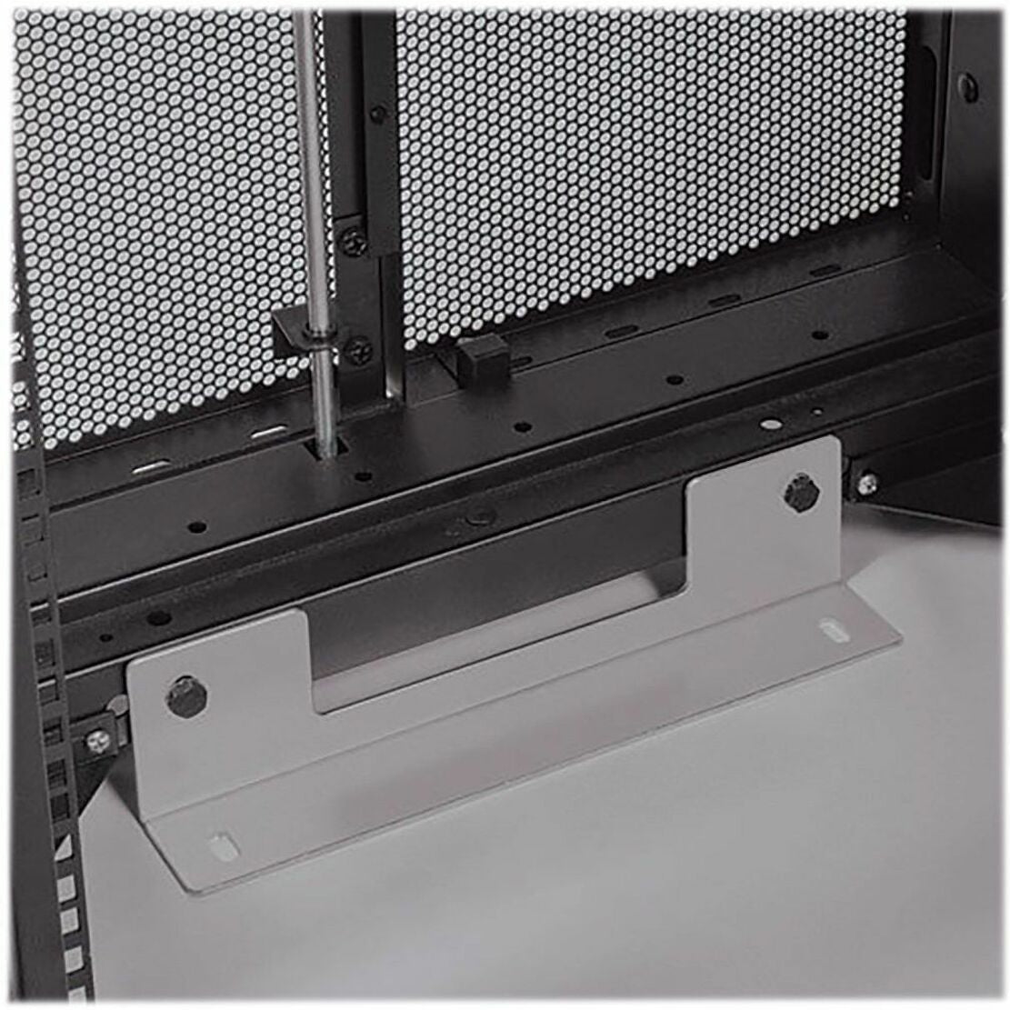 Detailed view of rack rail depth markers and U-space numbering-alternate-image4