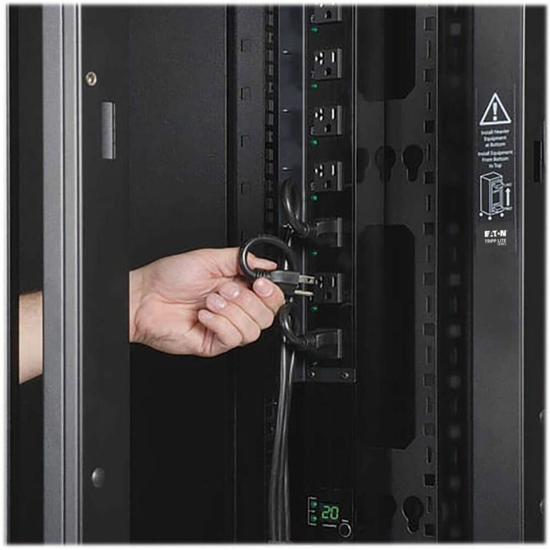 Interior view showing PDU mounting location and power management features-alternate-image5