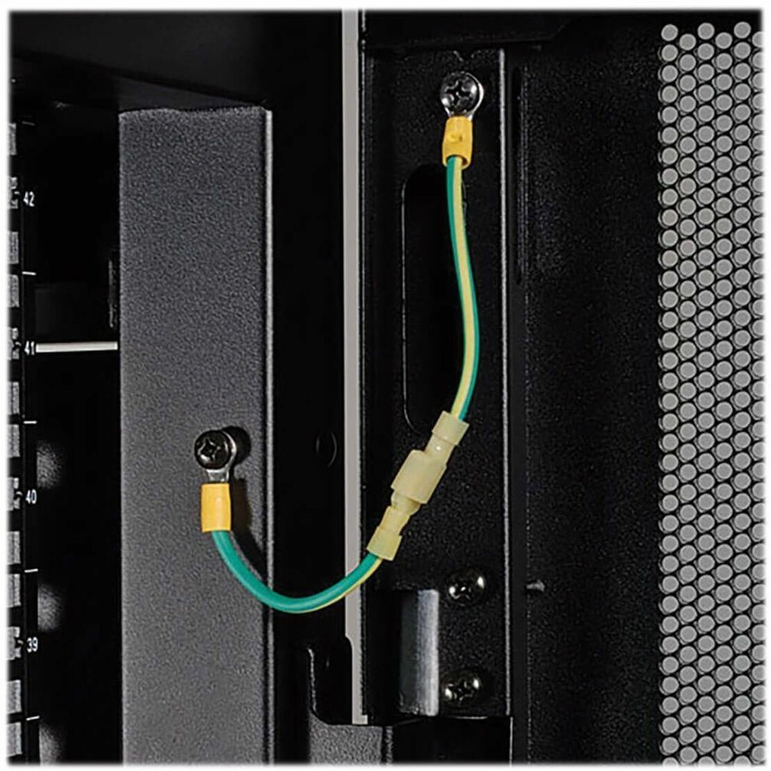 Detailed view of cabinet grounding architecture and connections-alternate-image10