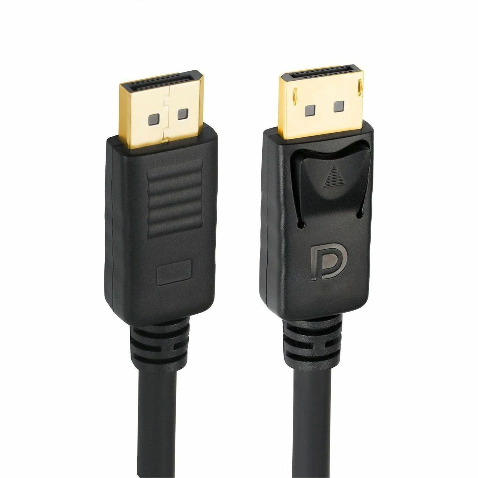 Detail shot of DisplayPort connectors showing ergonomic design and locking mechanism-alternate-image2