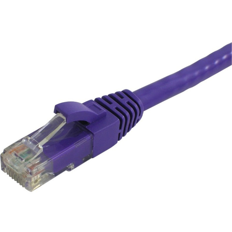 Optilink CAT5E, PATCH CORDS, PURPLE, WITH BOOTS (ECAT5-4PR-02-PUB)