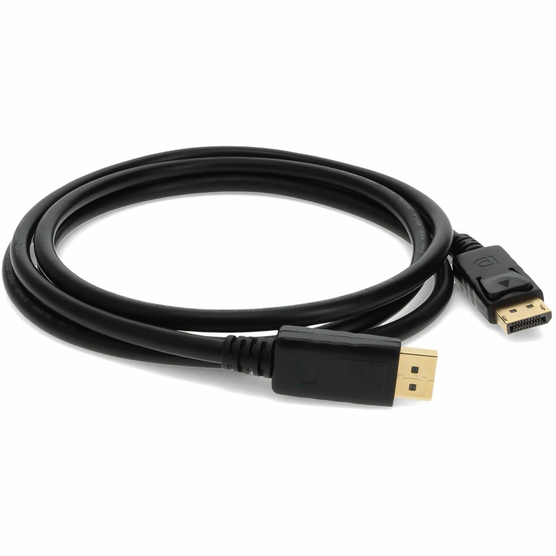 AddOn DISPLAYPORT10F 10ft (3M) DisplayPort Cable - Male to Male, High-Quality Audio/Video Transmission