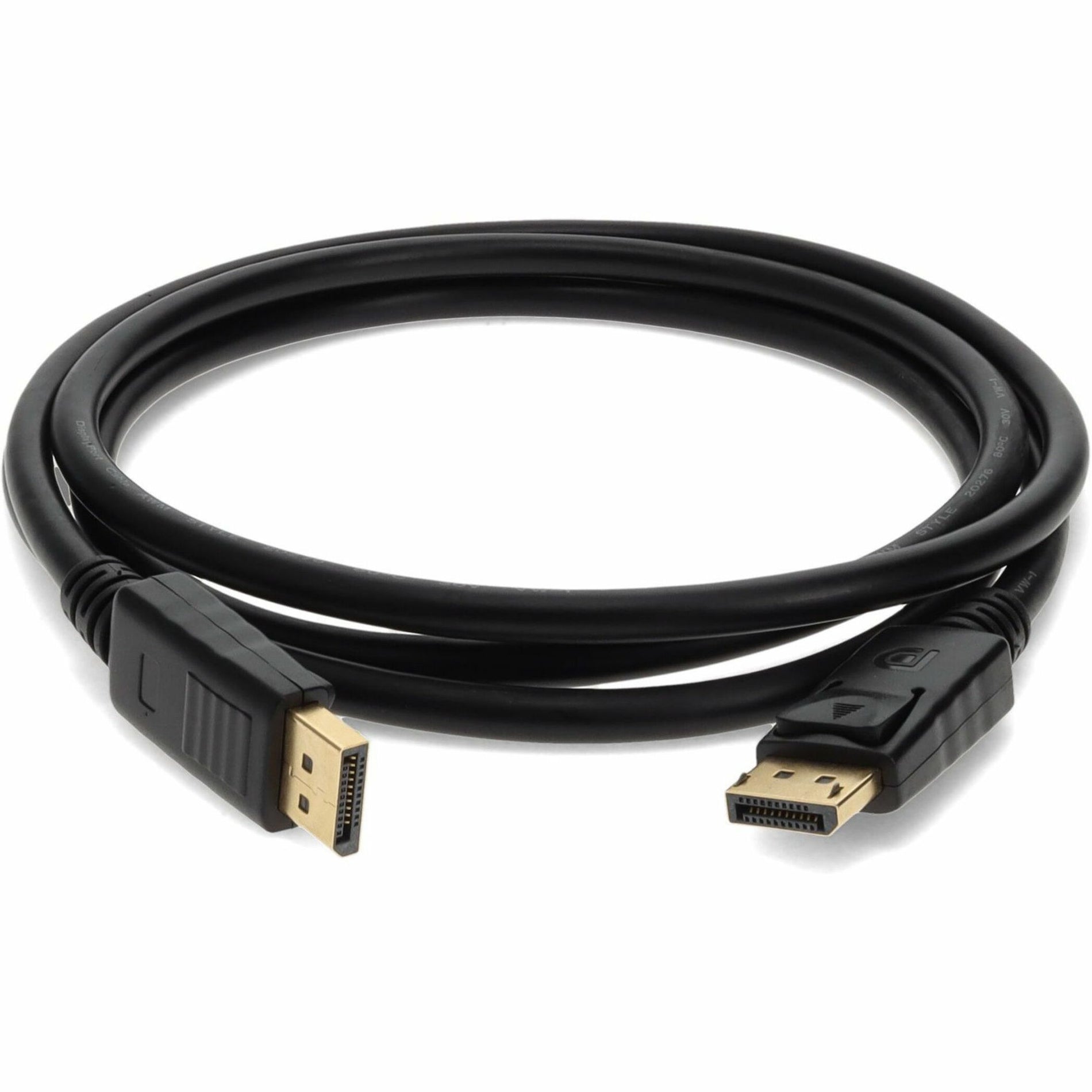 AddOn DISPLAYPORT10F 10ft (3M) DisplayPort Cable - Male to Male, High-Quality Audio/Video Transmission