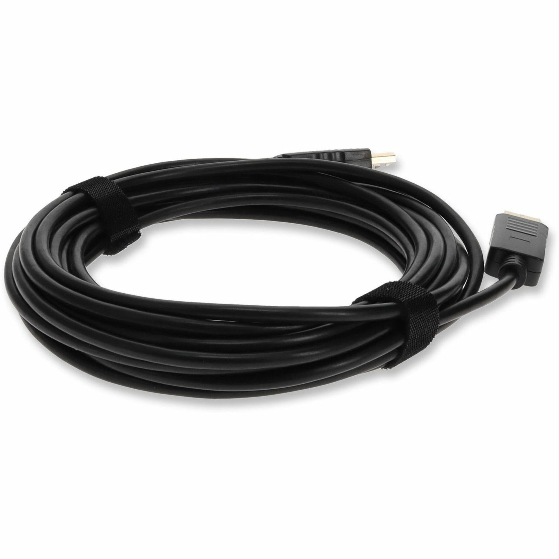 DisplayPort cable demonstrating flexibility and signal integrity features - side view-alternate-image5