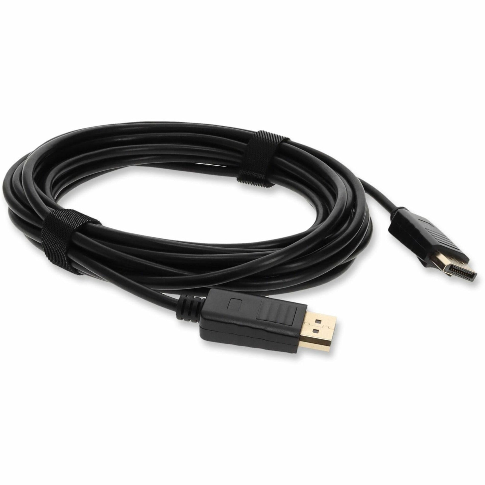 DisplayPort cable with multiple cable management features - overhead view-alternate-image7