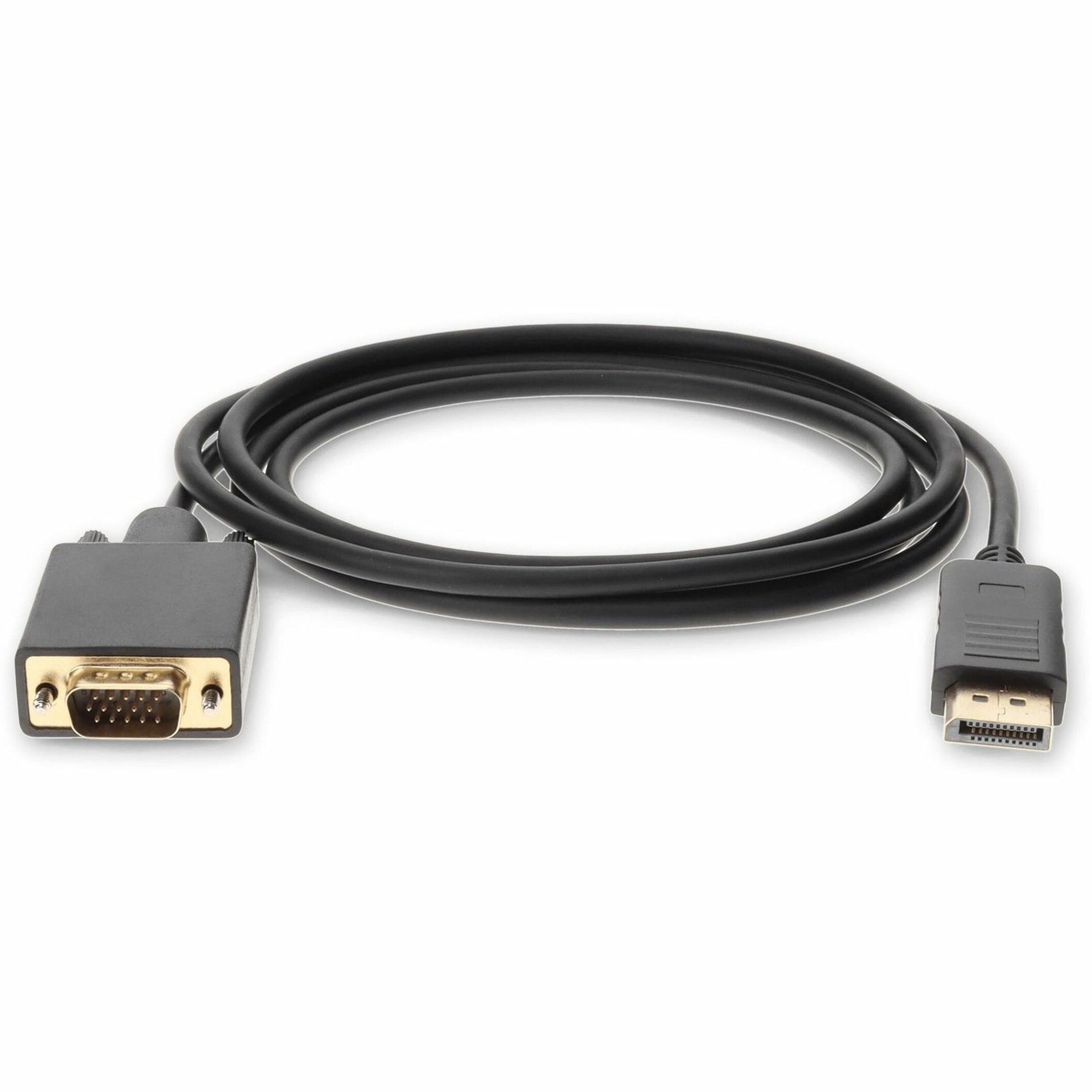 كابل محول DisplayPort إلى VGA بطول 6 أقدام (1.8 متر) - ذكر إلى ذكر، قم بتوصيل جهاز DisplayPort الخاص بك بشاشة VGA