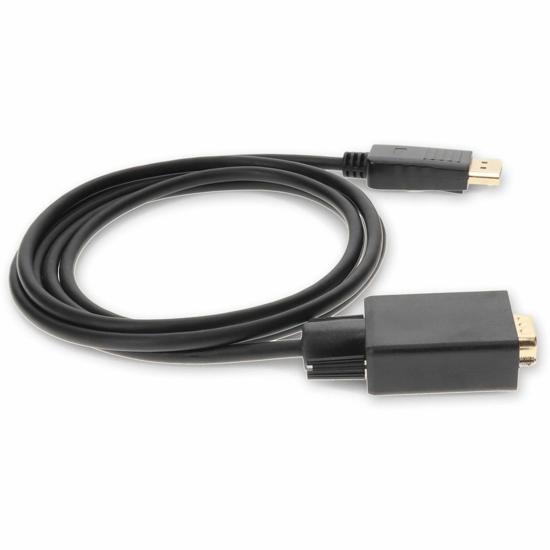 Detailed view of DisplayPort to VGA adapter cable construction-alternate-image6