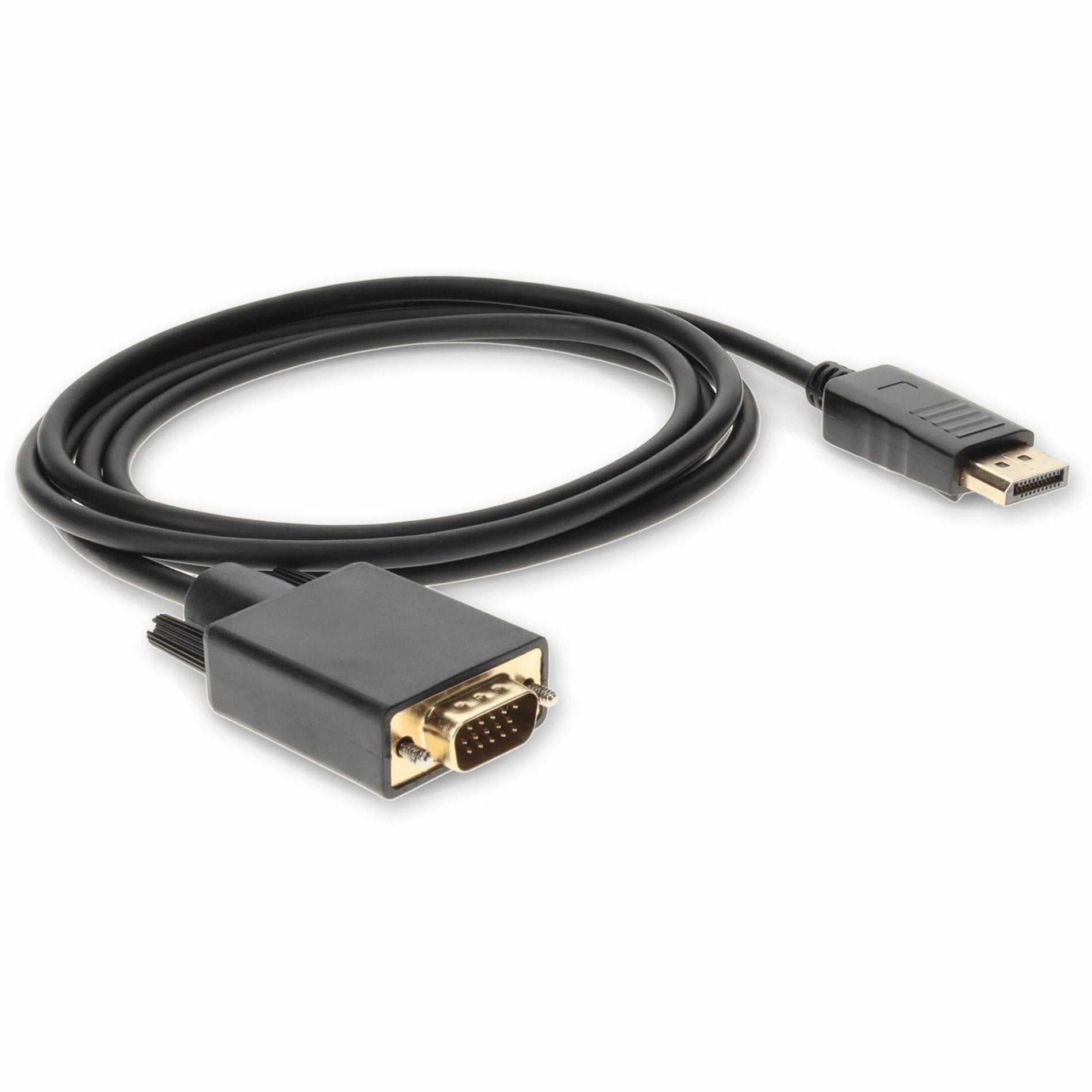 كابل محول DisplayPort إلى VGA بطول 6 أقدام (1.8 متر) - ذكر إلى ذكر، قم بتوصيل جهاز DisplayPort الخاص بك بشاشة VGA