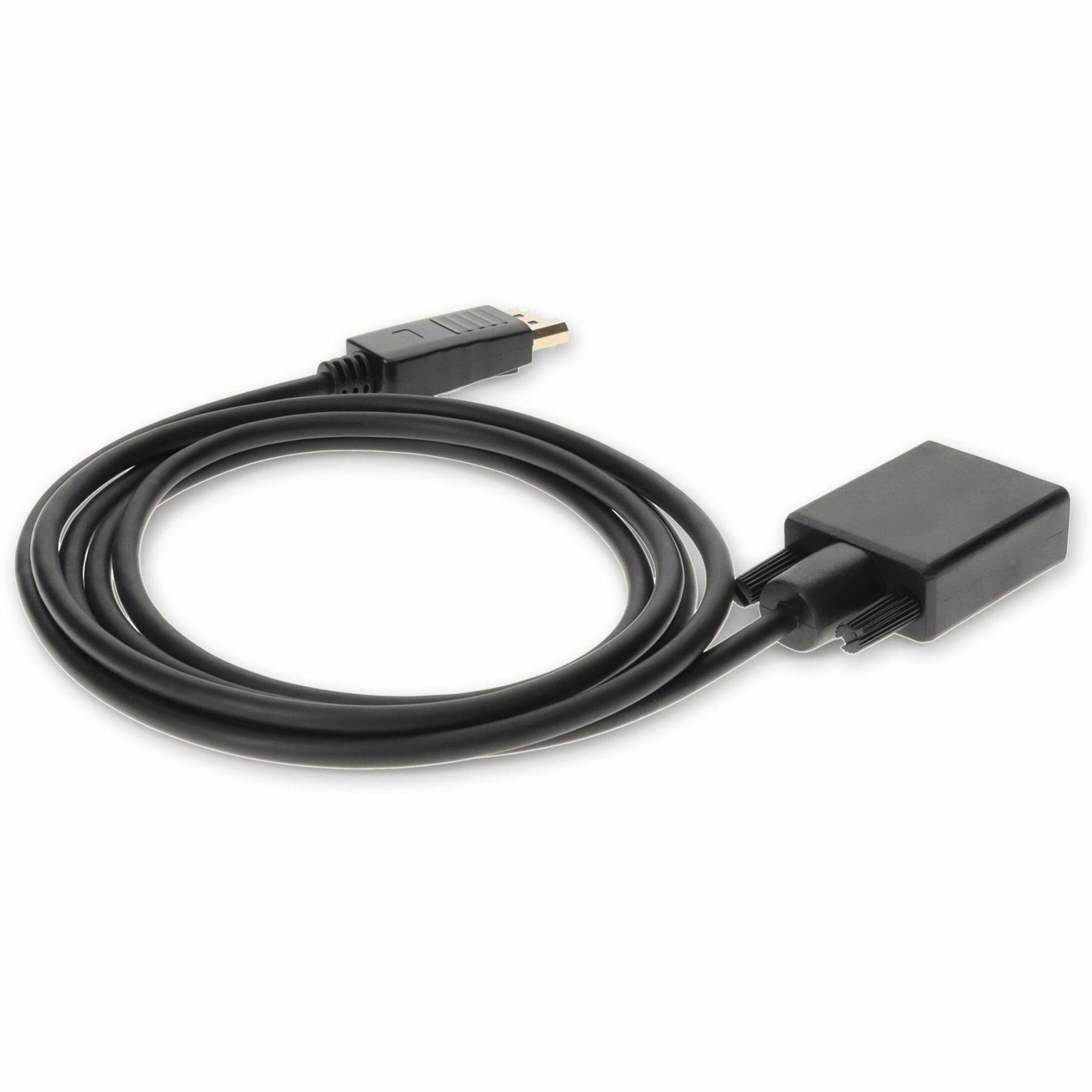 كابل محول DisplayPort إلى VGA بطول 6 أقدام (1.8 متر) - ذكر إلى ذكر، قم بتوصيل جهاز DisplayPort الخاص بك بشاشة VGA