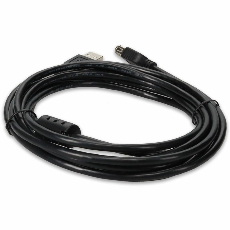 Close-up view of USB extension cable showing flexibility and build quality