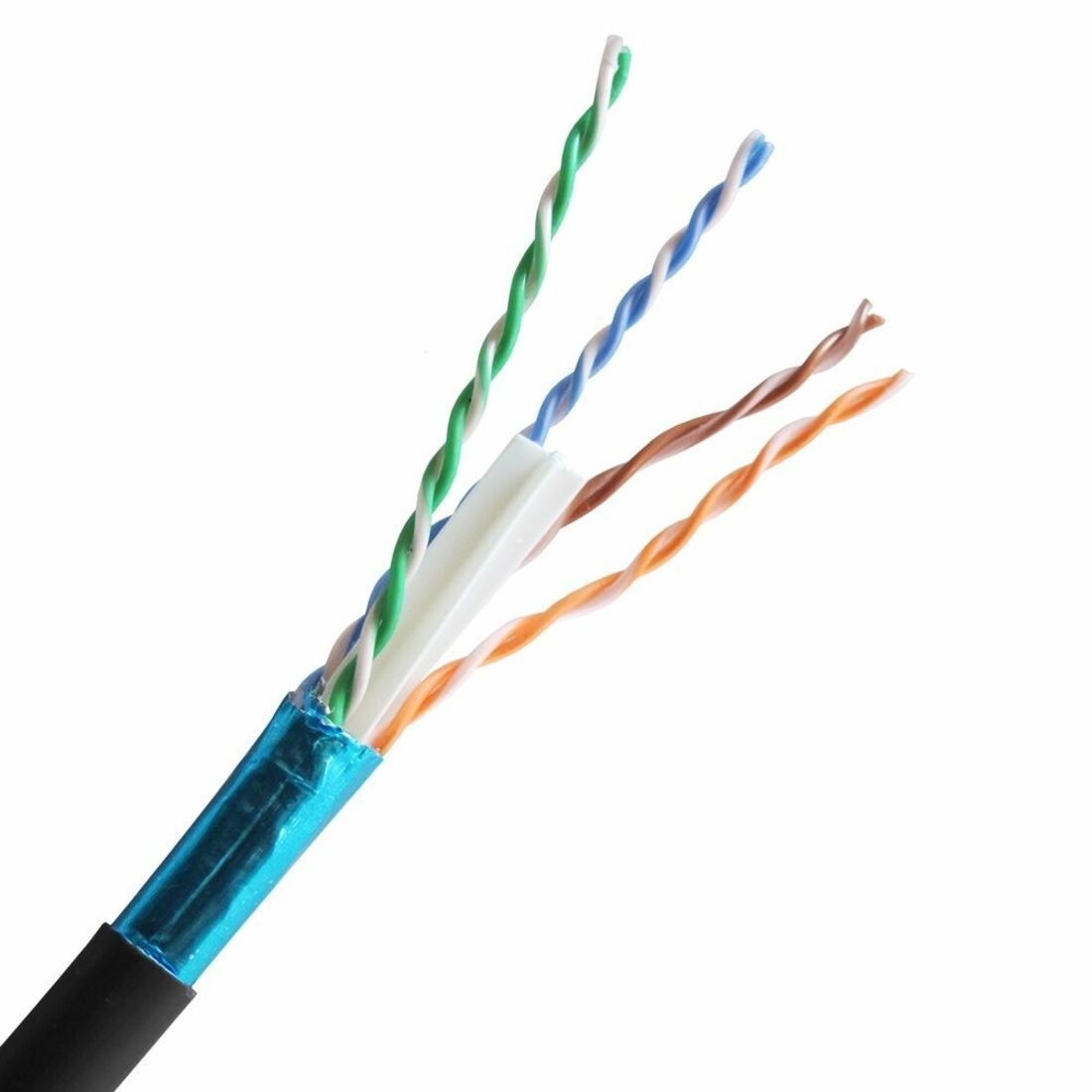 Comprehensive CAT6 SHIELDED SOLID BLACK 1000FT. 550MHZ LIFETIME WARR (CAT6SHBLK-1000)