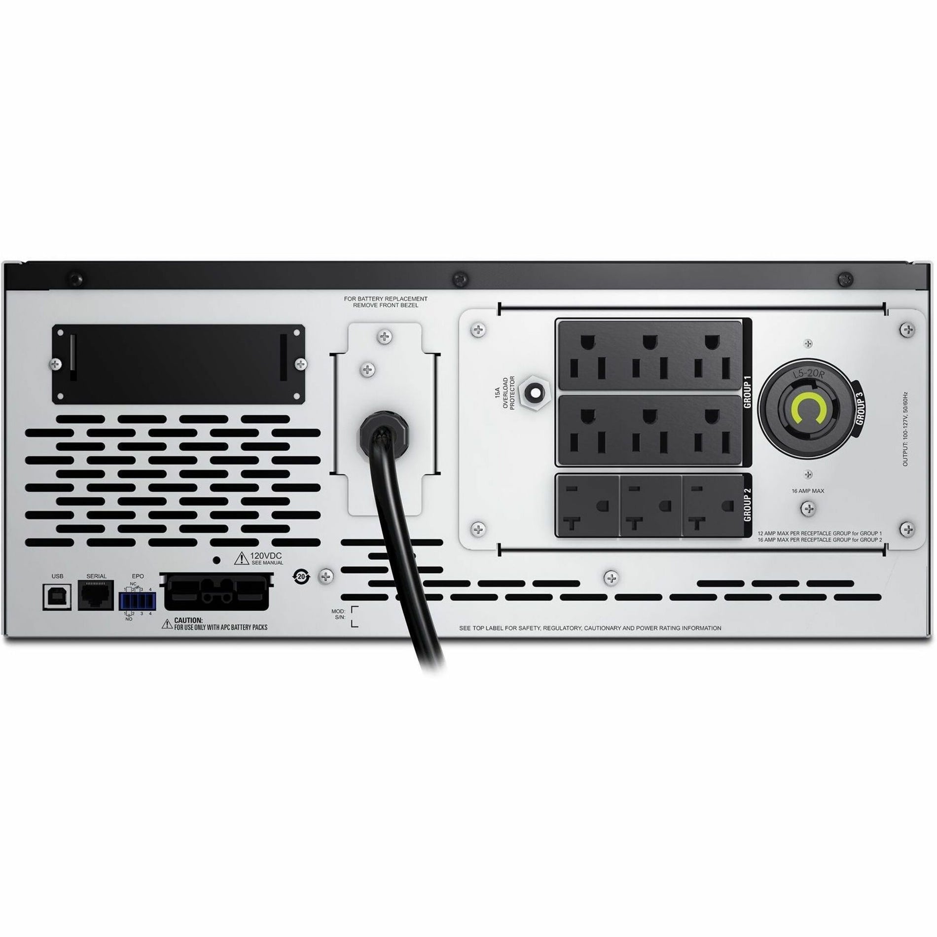 APC Smart-UPS X 2000VA Rack/Tower LCD 100-127V with Network Card (SMX2000LVNC)