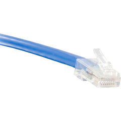 ENET Cat6 Network Patch Cable, Blue 50ft, RJ45 M/M, Non-Booted UTP, High-Speed Copper, 550MHz Bandwidth for Voice/Video/Data Transfer - C6-BL-NB-50-ENC (Lifetime Warranty)