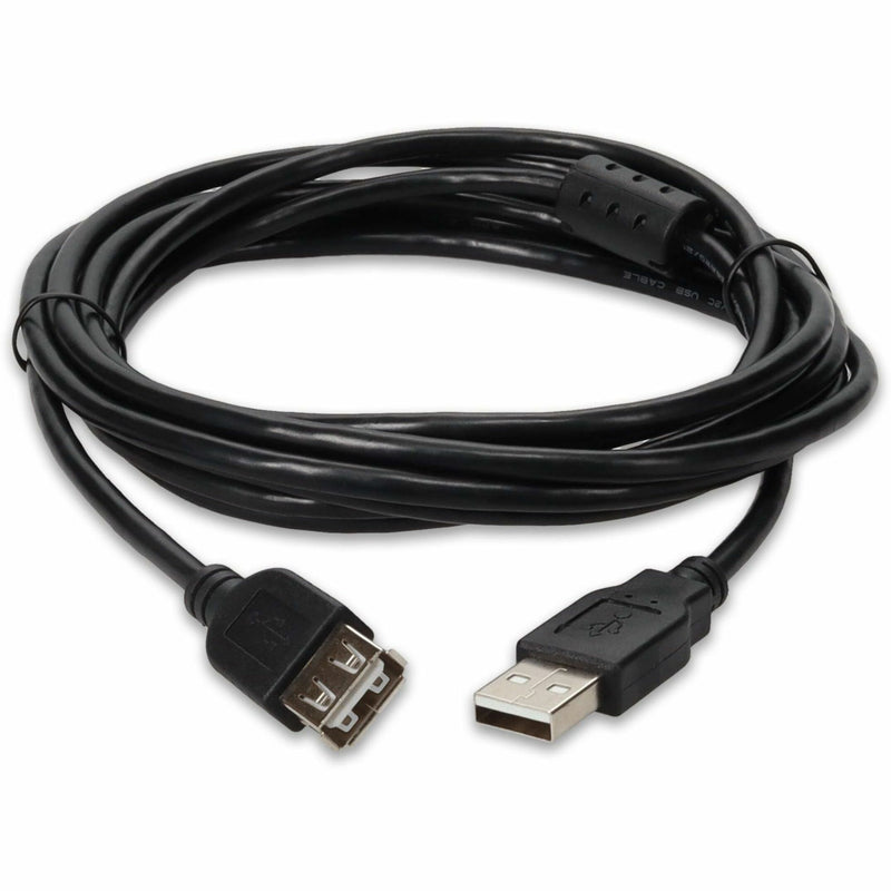 USB extension cable endpoints showing universal Type-A connections