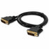 DVI-D Dual Link cable with gold-plated connectors and black cable jacket shown from side angle-alternate-image1