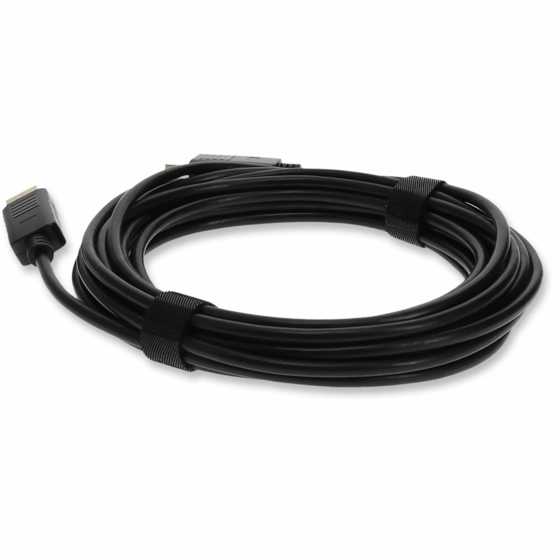 DisplayPort cable with focus on cable management straps-alternate-image3