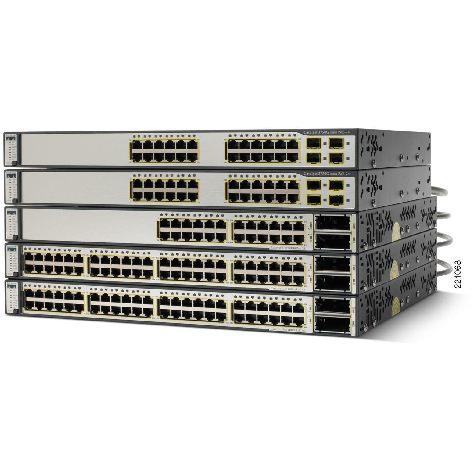 Cisco-IMSourcing CATALYST 48PORT POE 4SFP ENH DISC PROD SPCL SOURCING SEE NOTES (WS-C3750G-48PS-E)