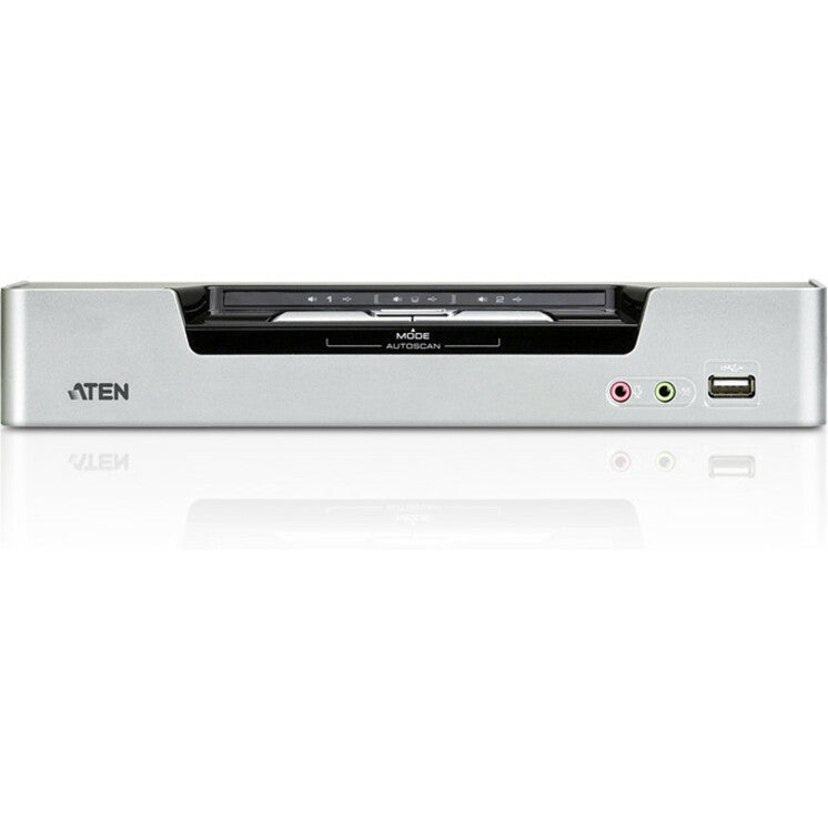 ATEN 2-Port USB DVI Dual View KVMP Switch-TAA Compliant (CS1642A)