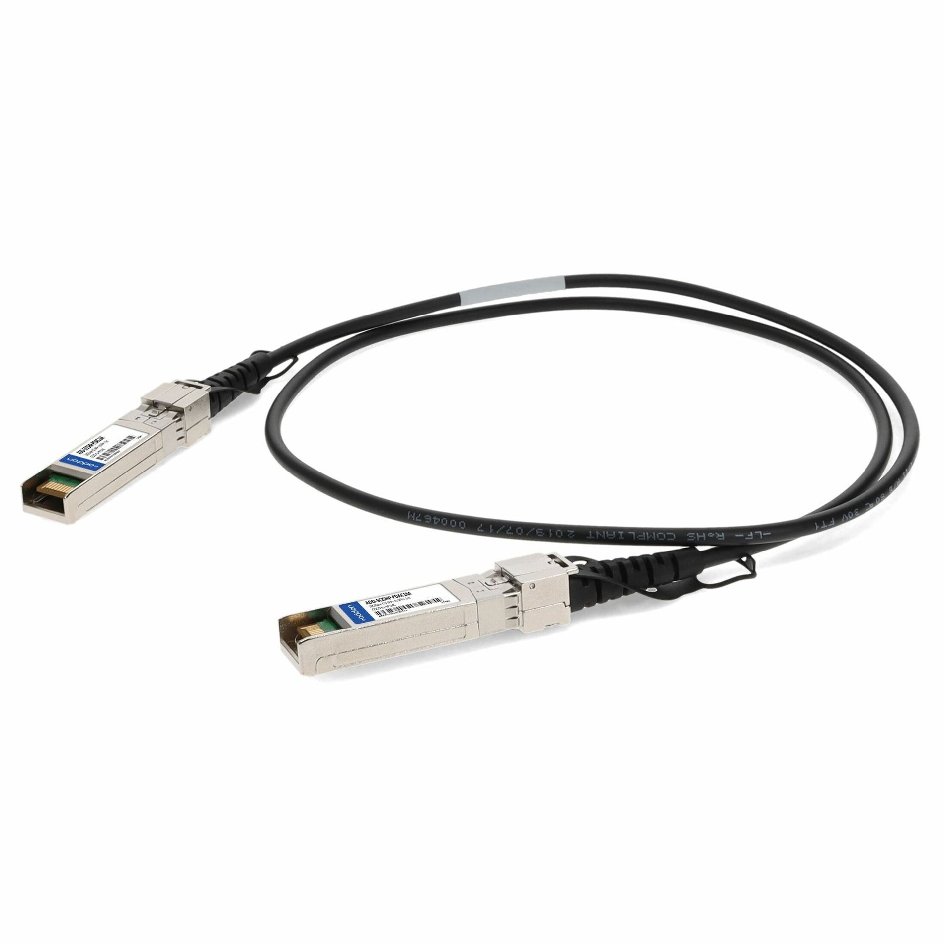 AddOn 1M 10GBASE-CU SFP+ DAC CABLE SFP-H10GB-CU1M TO J9281B (ADD-SCISHP-PDAC1M)