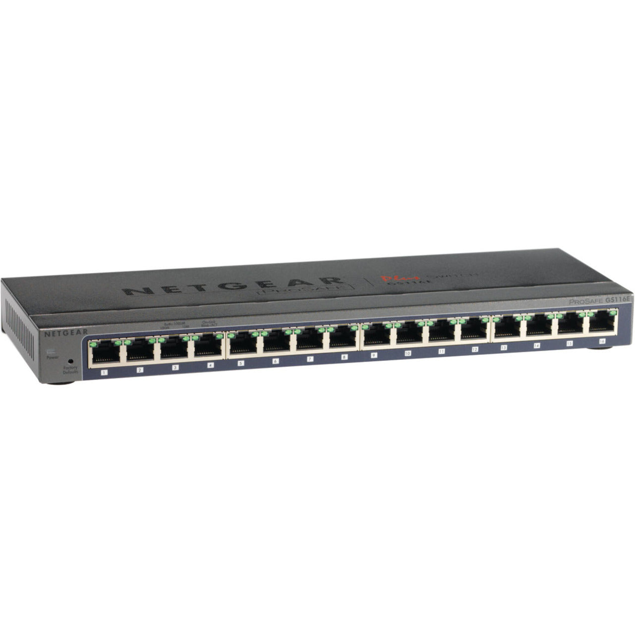 Netgear ProSafe Plus GS116E Ethernet Switch (GS116E-200NAS)