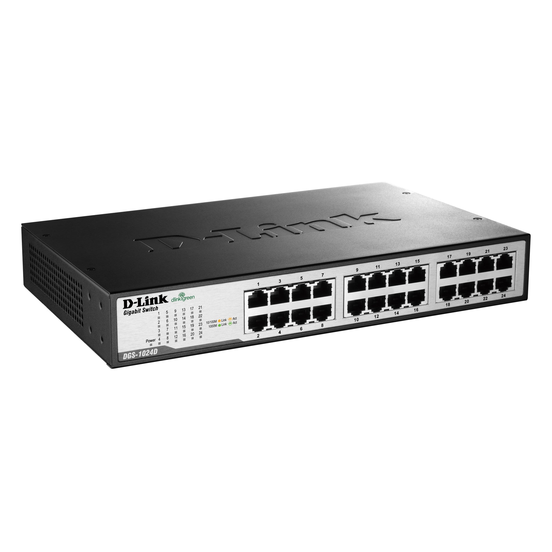 D-Link Layer 2 Switch Unmanaged (24) Port 10/100/1000Mbps Switch (DGS-1024D)