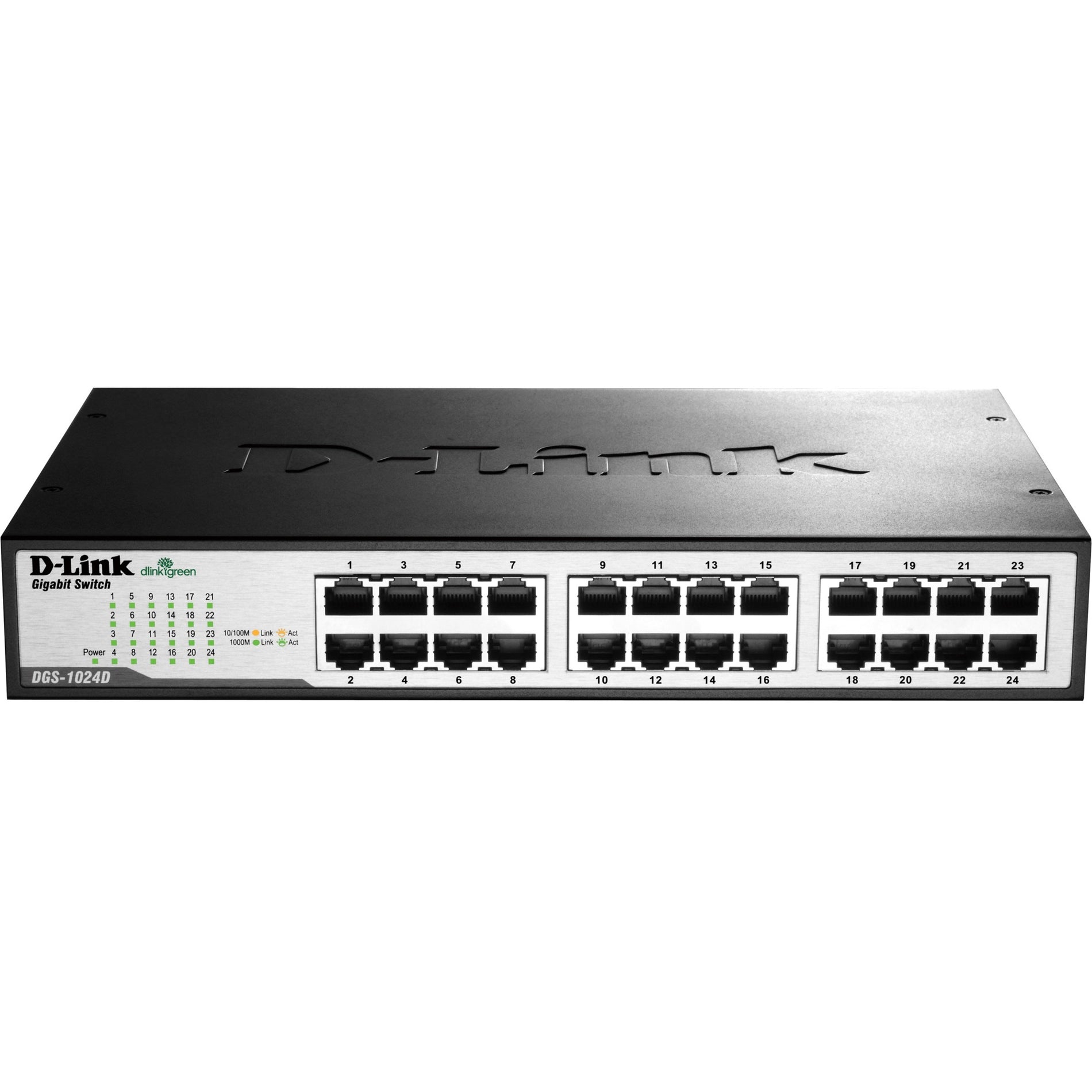 D-Link Layer 2 Switch Unmanaged (24) Port 10/100/1000Mbps Switch (DGS-1024D)