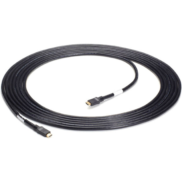 Black Box 25-meter HDMI cable with male connectors showing coiled cable and gold-plated connectors-alternate-image1