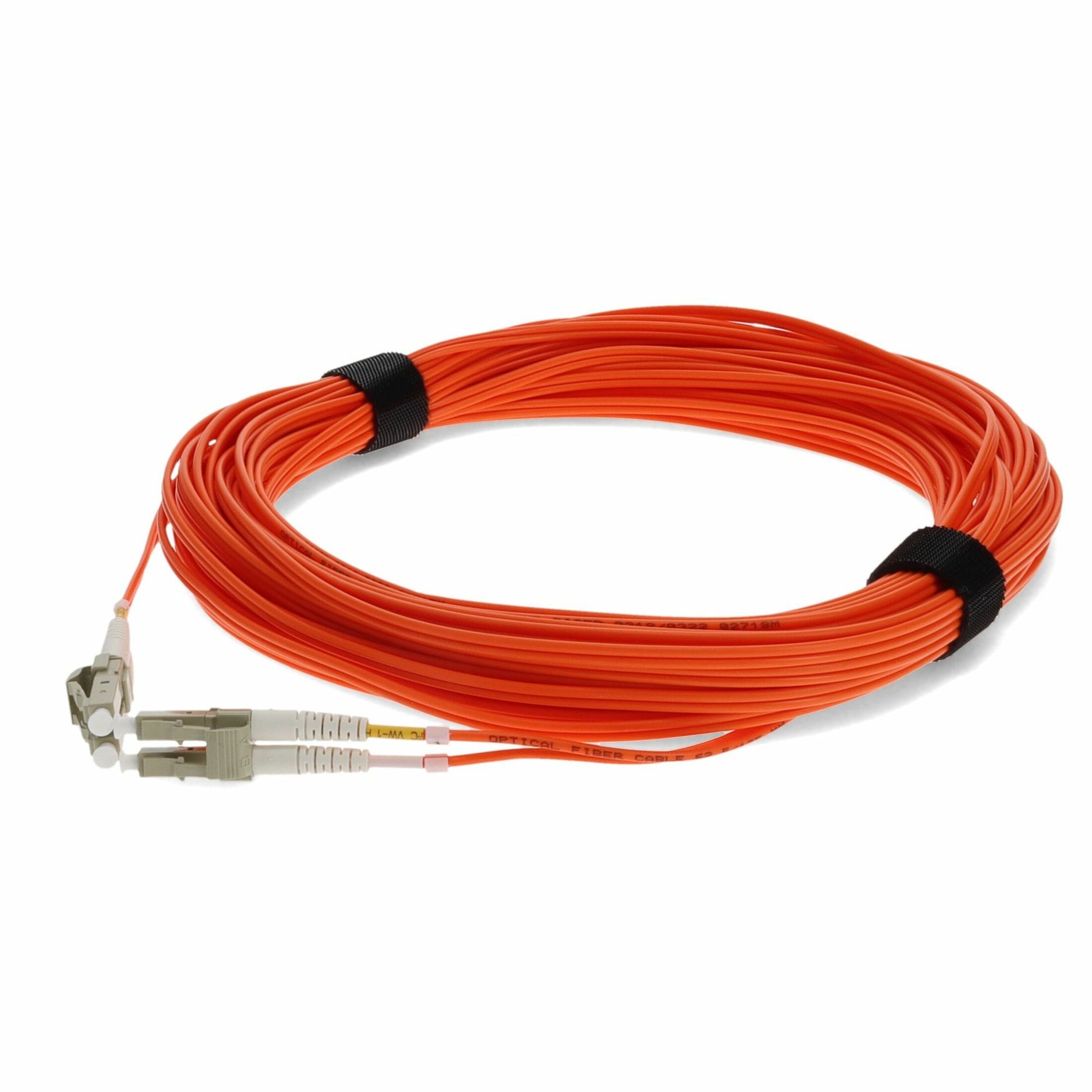 Full length view of orange fiber cable with complete feature set-alternate-image8