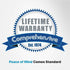 Comprehensive Connectivity Company lifetime warranty badge with established date 1974-alternate-image2