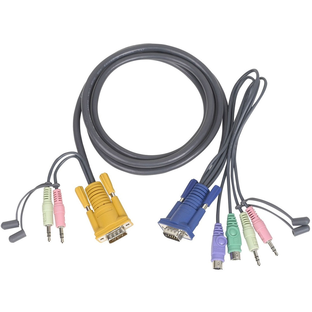 IOGEAR PS2 KVM Cable - 10 ft KVM Cable (G2L5303P)