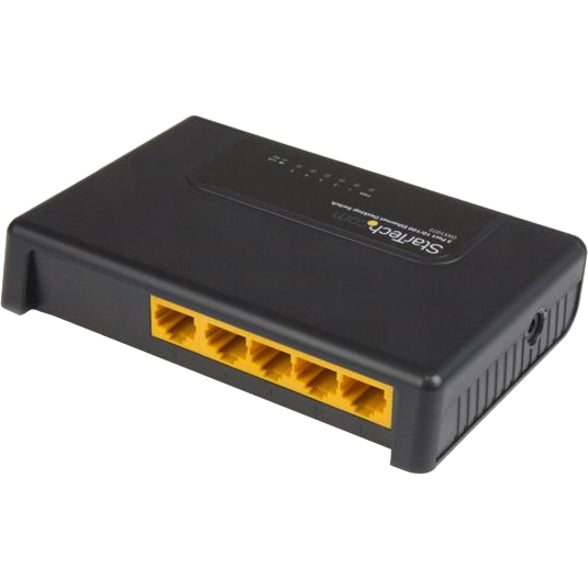 StarTech.com 5 Port Unmanaged Energy-Efficient Gigabit Ethernet Switch - Desktop / Wall Mount Network Switch (DS51002)