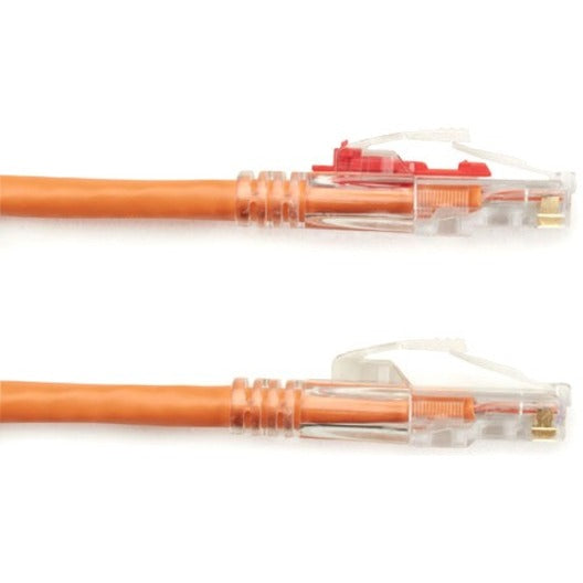 Side-by-side comparison of GigaTrue 3 Cat.6 cable connectors showing LockPORT security features-alternate-image2