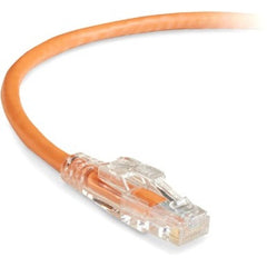 Black Box GigaTrue 3 Cat6 S/FTP Shielded Network Patch Cable, 6ft Orange, 1Gbps, PoE, EMI/RFI Protection, Snagless Boot, Gold-Plated, Lockable, 24AWG - C6PC70S-OR-06 (Lifetime Warranty)