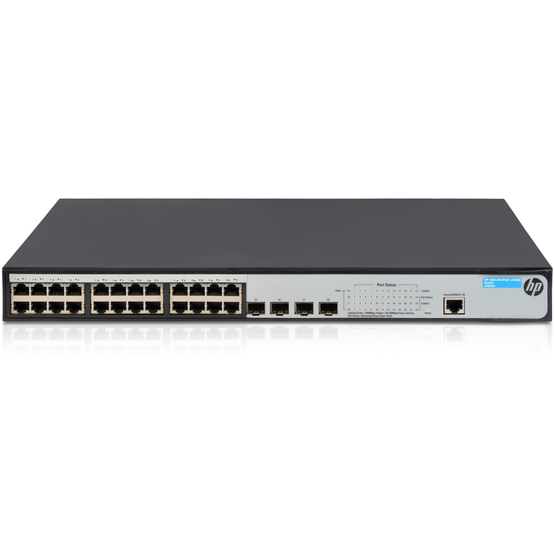 HPE E 1920-24G-PoE+ (180W) 交换机 (JG925A#ABA)