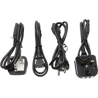 Set of professional-grade power cords displaying various power connector configurations-alternate-image2