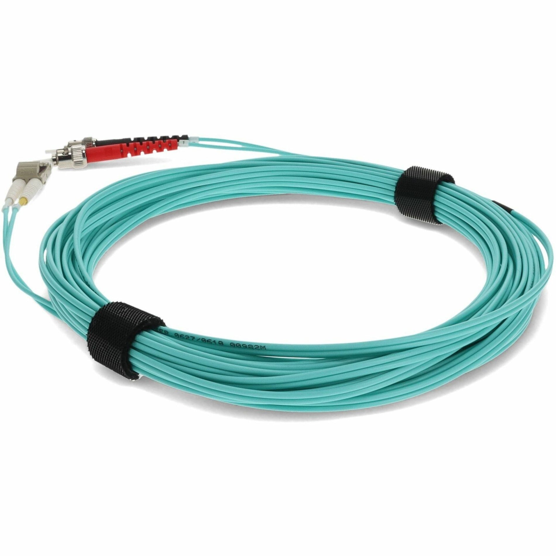 AddOn 10M LC/ST MMF FIBER LOMM 50/125 OM3 DUPLEX AQUA PATCH CABLE (ADD-ST-LC-10M5OM3)