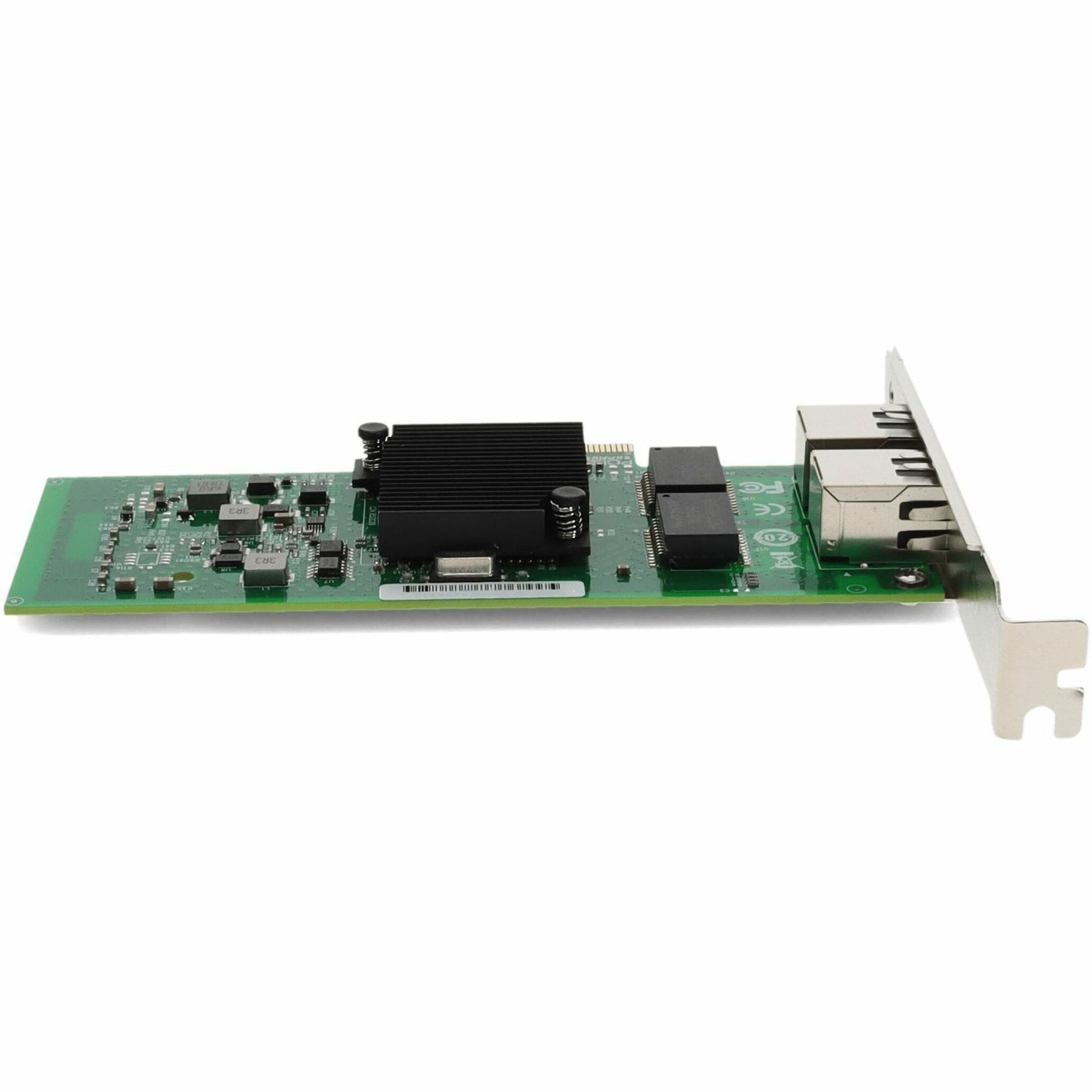 AddOn Intel E1G42ET Comparable 10/100/1000Mbs Dual Open RJ-45 Port 100m PCIe x4 Network Interface Card (E1G42ET-AO)