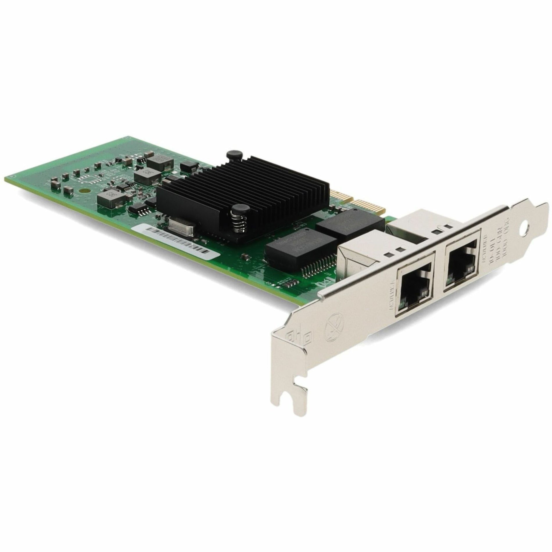 AddOn HP KU004AA Comparable 10/100/1000Mbs Dual Open RJ-45 Port 100m PCIe x4 Network Interface Card (KU004AA-AO)