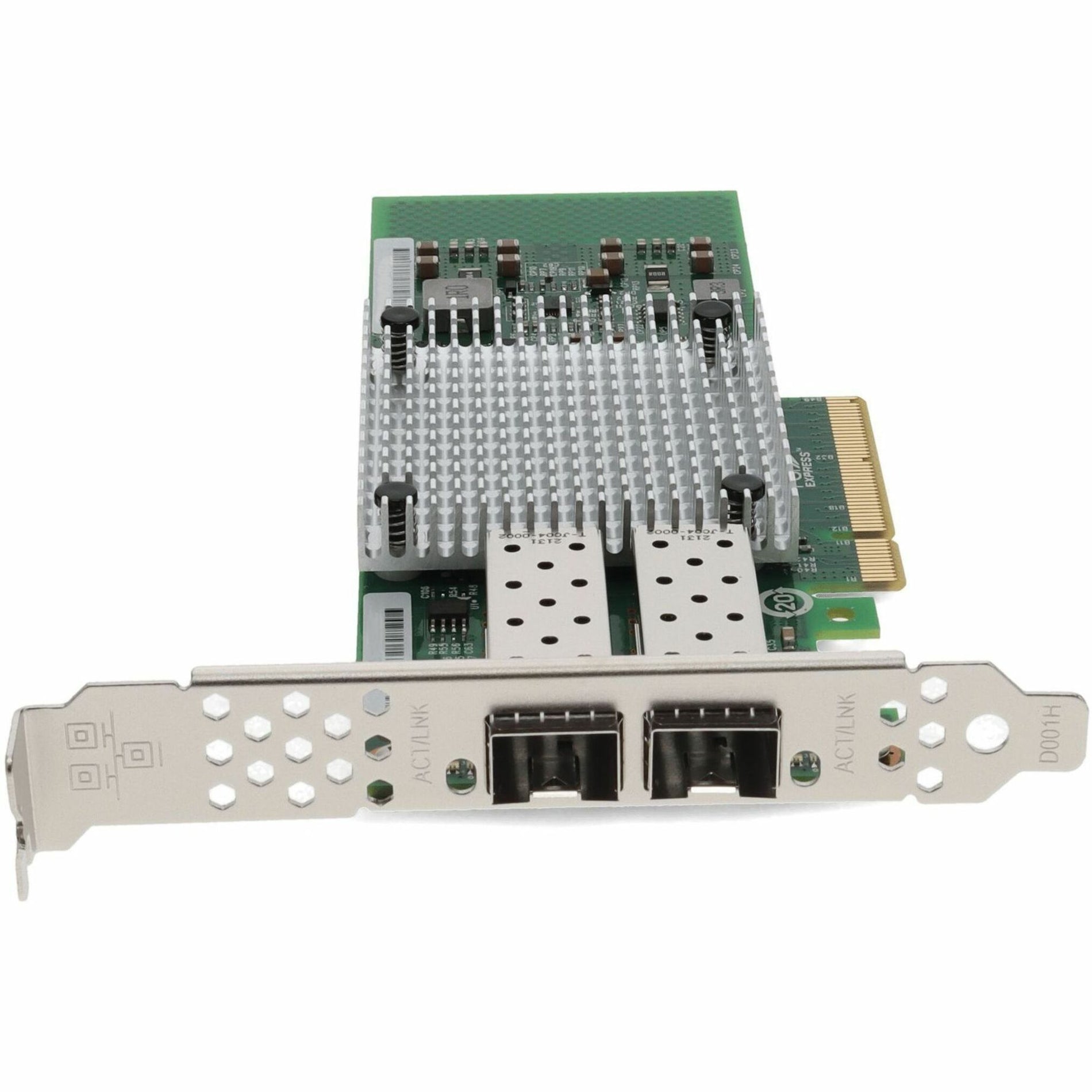 Detailed view of MHQH29C-XTR-AO dual SFP+ ports and bracket design-alternate-image8