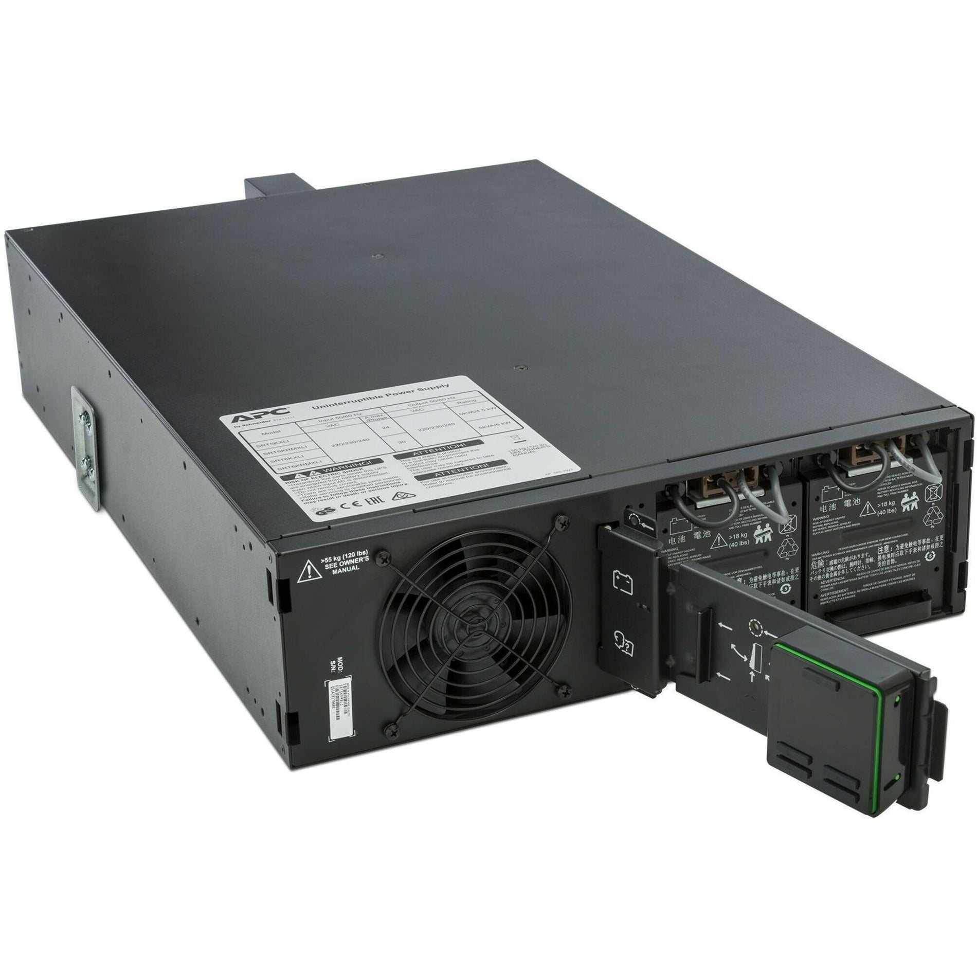 APC Inteligente-UPS SRT 5000VA RM 208V (SRT5KRMXLT)