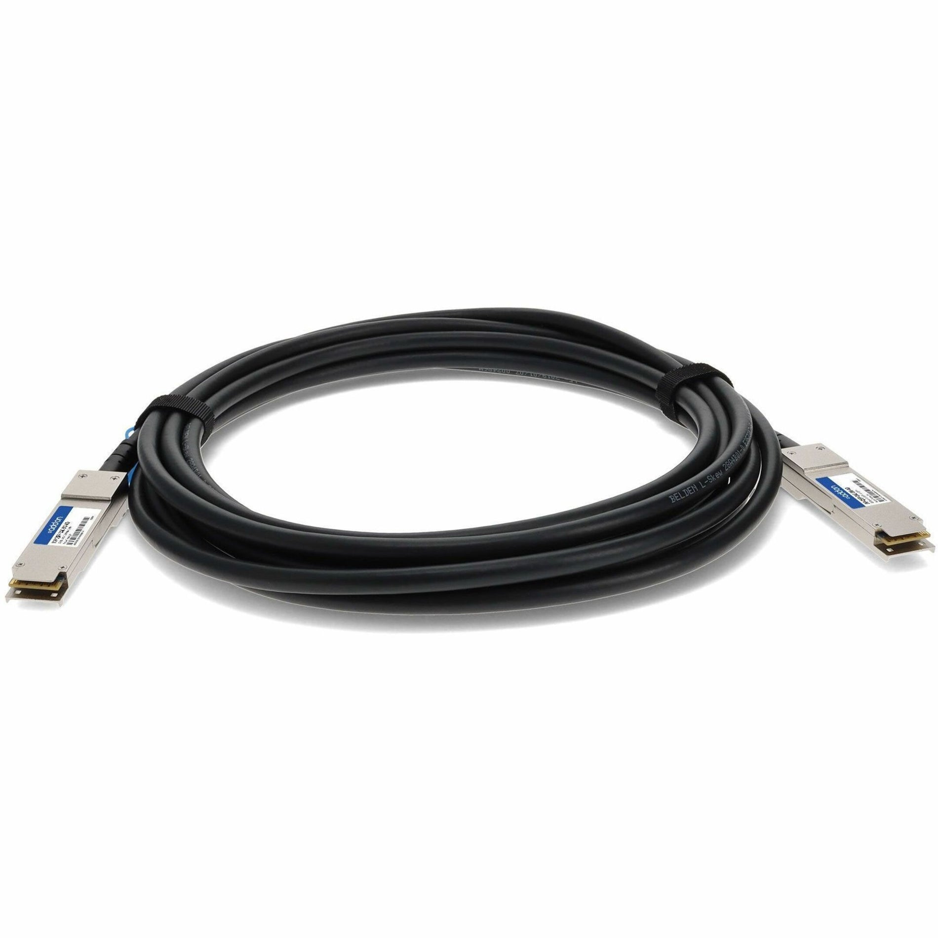 AddOn JNP-QSFP-DAC-3M-AO Twinaxial Network Cable, 40GBASE-CU QSFP+/QSFP+ DAC for Juniper Passive Twinax 3M