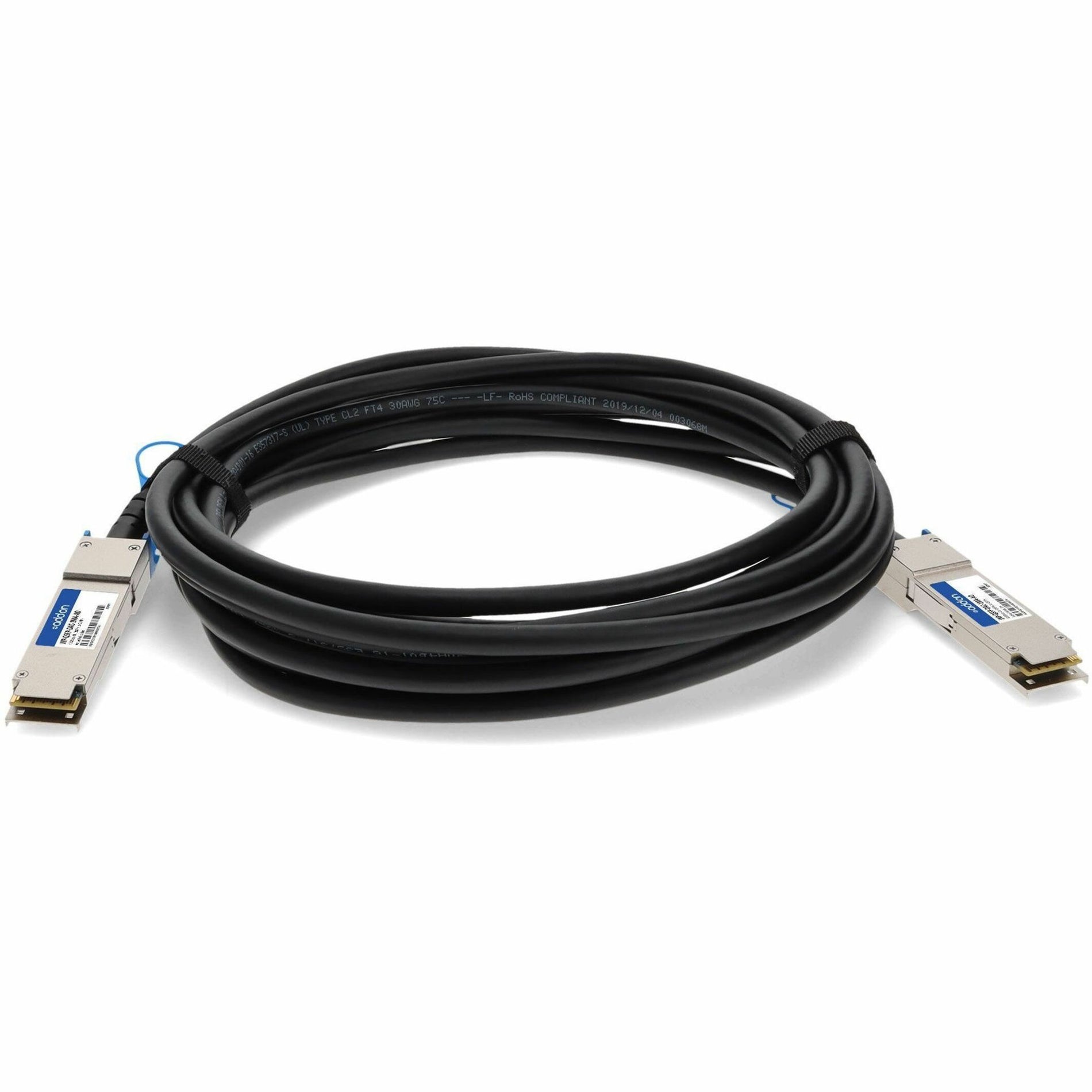 AddOn JNP-QSFP-DAC-1MA-AO Twinaxial Network Cable, 40GBASE-CU QSFP+/QSFP+ DAC FOR JUNIPER ACTIVE TWINAX 1M