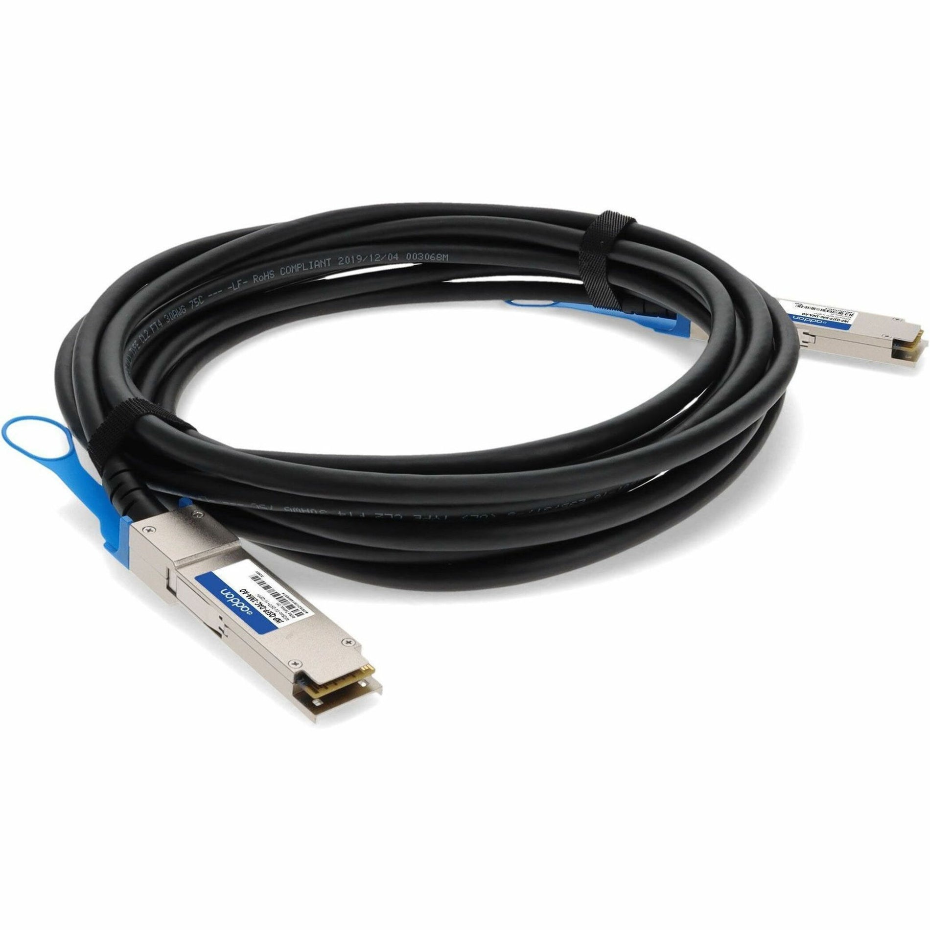 AddOn JNP-QSFP-DAC-1MA-AO Twinaxial Network Cable, 40GBASE-CU QSFP+/QSFP+ DAC FOR JUNIPER ACTIVE TWINAX 1M