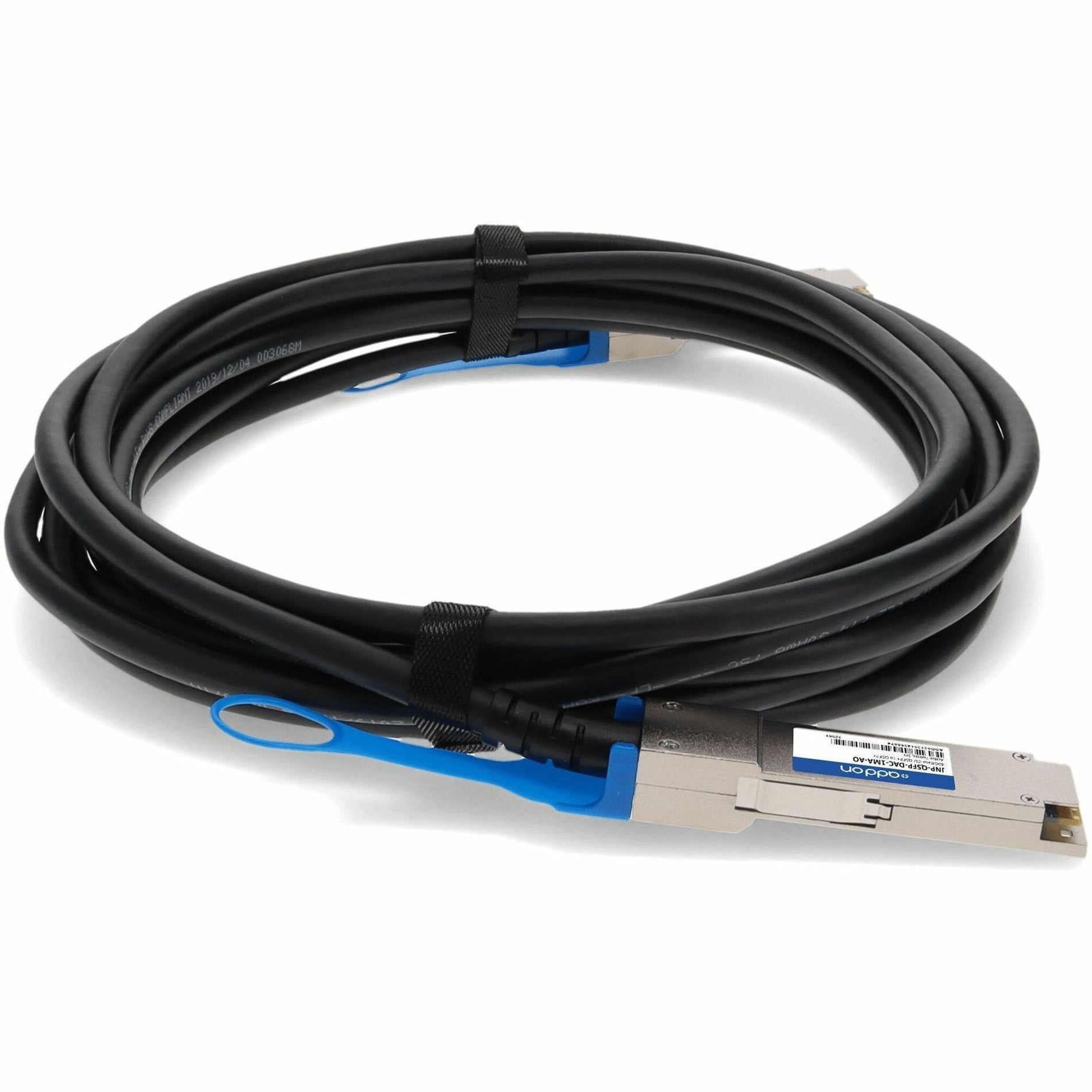 AddOn JNP-QSFP-DAC-1MA-AO Twinaxial Network Cable, 40GBASE-CU QSFP+/QSFP+ DAC FOR JUNIPER ACTIVE TWINAX 1M