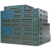 Cisco Catalyst 3560G-24PS-S network switch showing stacked configuration with multiple ethernet ports-alternate-image1