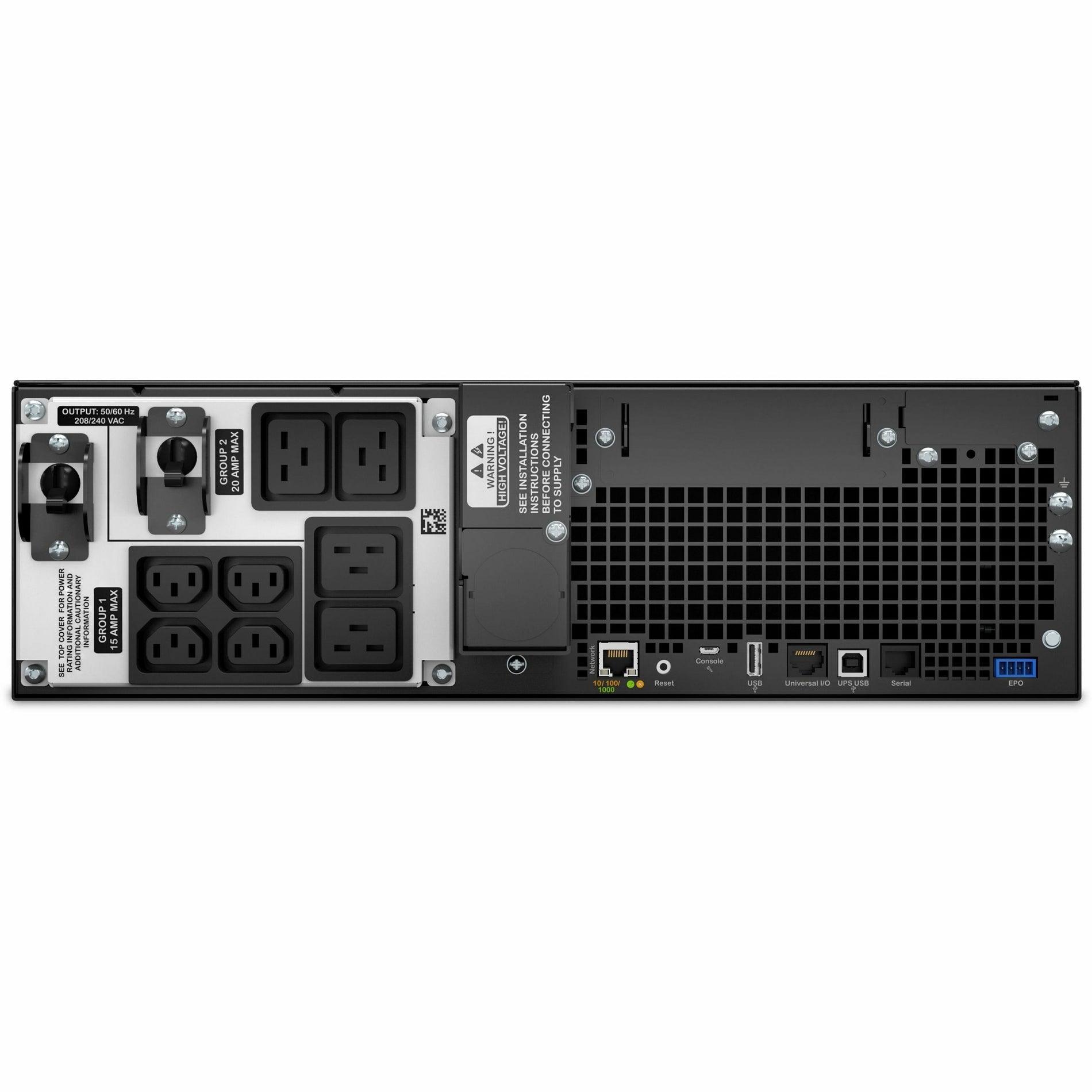 APC Smart-UPS SRT 5000VA RM 208V IEC (SRT5KRMXLT-IEC)